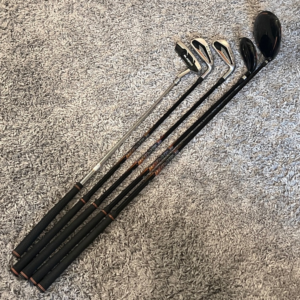 Cobra King Jr Junior Golf Club Set 5 Piece Driver Hybrid 7 9 Iron Putter